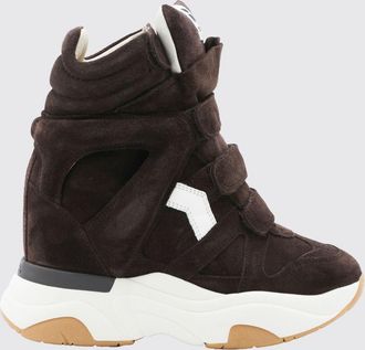 Isabel Marant Sneakers alte Balskee in pelle scamosciata con zeppa