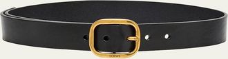 Loewe Buckle Calf Leather Belt