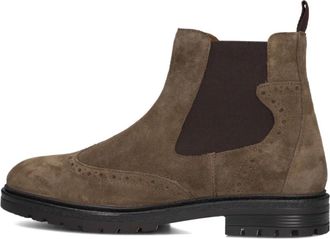 Mazzeltov Schoenen, Heren, Beige, 41 EU, Beige Chelsea Boots voor Heren