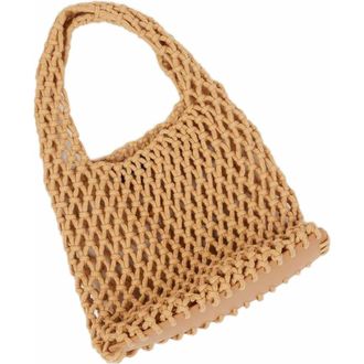 Hat Attack Lizzie Cotton Mini Bag in Tan at Nordstrom