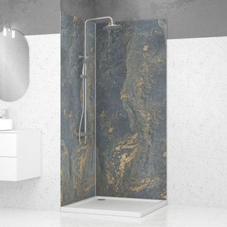 Aurlane 2 Paneles Murales Piedra 90x210cm venus + Perfiles De Angulo Et Acabado Cromado - Stoneit