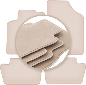 OEM Alfombrillas Beige Premium Para: Peugeot 308 I Hatchback, Station Wagon, Sw 2007-2013