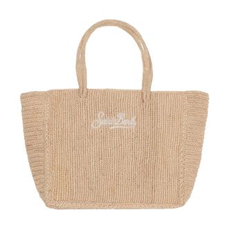 MC2 Saint Barth Tote Bags, female, Beige, Size: ONE SIZE Borsa a mano in natural raphia