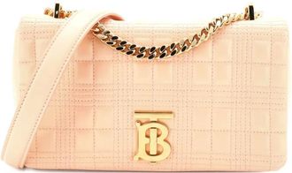Burberry Lola Quilted Lambskin Small shoulder bag - Neutrals