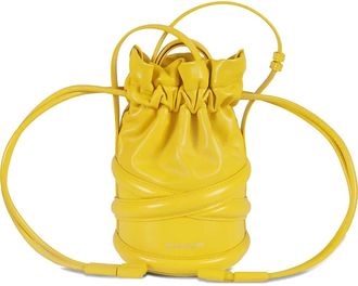 Alexander McQueen Soft Curve bucket bag - women - Calf Leather/Lambskin - OS - Yellow