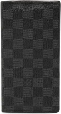 Louis Vuitton Pre-owned Wallets, male, Black, Size: ONE SIZE Pre-owned Brazza Wallet
