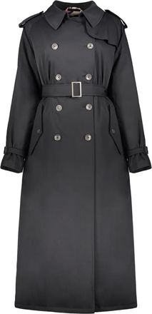 Herno Trench doppiopetto con cintura - Nero