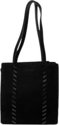 Saint Laurent Pre-owned Shoulder Bags, female, Black, Size: ONE SIZE Pre-owned Tote Bag