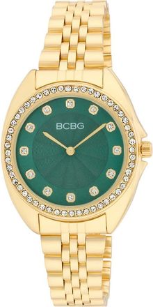 BCBGeneration Glitz Bracelet Watch, 34mm in Gold at Nordstrom Rack