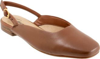 Trotters Holly Slingback Flat in Luggage at Nordstrom, Size 10.5