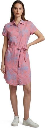 Lords of Harlech Paisley Explosion Womens Shirt Dress in Paisley Explosion Coral at Nordstrom, Size Xx-Large