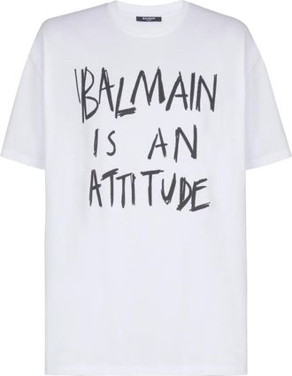 Balmain Hombre, Camisetas, Blanco, Talla: 3XL