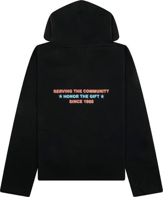 Honor The Gift Felpa con ricamo logo - Nero