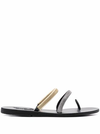 Ancient Greek Sandals Amythiti leren sandalen - Zwart