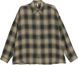 Sunflower Stable Plaid-pattern Shirt