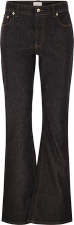 Fabiana Filippi 5-pocket Denim Trousers With Flare