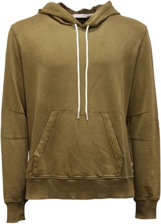 Paolo Pecora Vintage Effect Sweatshirt - Heren - Hoodies - Groen - S - Hoodies & sweatvesten