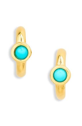 Madewell Demi Fine Turquoise Illusion Stud Earrings in Turquoise Multi at Nordstrom