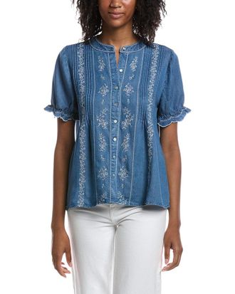 Nanette Lepore Embroidered Blouse