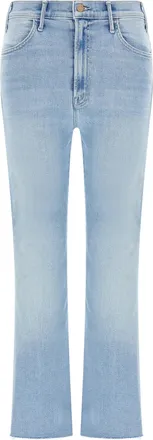 Mother Womens The Hustler Ankle Fray Jeans