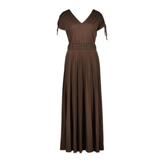 Cinque Maxi Jurk - Dames - Maxi kleedjes - Bruin - S - Kleedjes