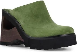 Candie's Nichola Platform Clog in Green at Nordstrom, Size 8