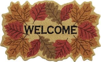 VCNY Home Hello Fall Leaves Coir Doormat at Nordstrom Rack