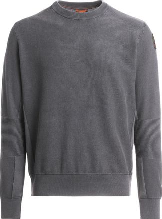 Parajumpers Mens Orval Rock Grey Crewneck Sweater Wool - Size Large