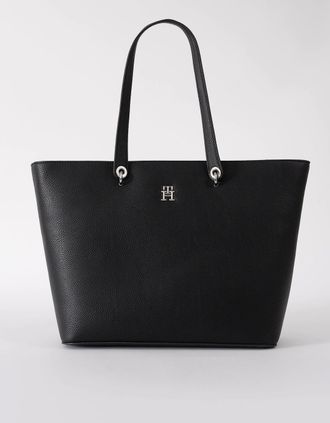 Tommy Hilfiger Womens Tommy Hilfiger TH Emblem Womens Tote Bag - Black - Size: ONE size