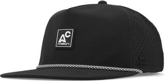 Melin Coronado Packable Hydro Snapback Ball Cap in Black at Nordstrom, Size Medium