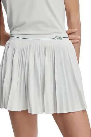 Varley Clemency Mid Rise Skort 13.5 Womens Workout White : XXS, Elastane/Polyester