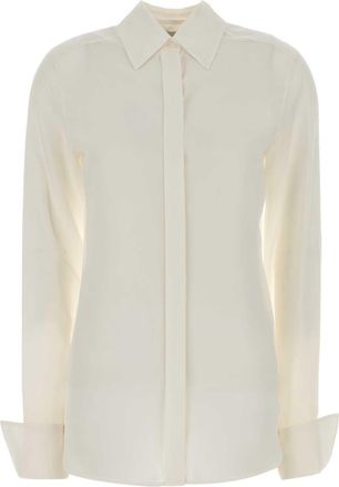 Sportmax Sportmax White Silk Elisir Shirt
