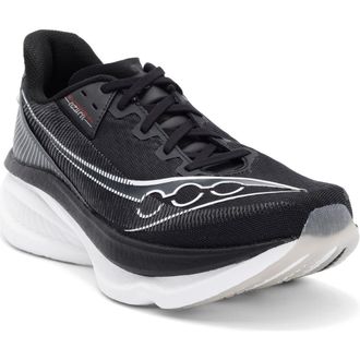 Saucony Endorphin Azura Running Shoe in Black/White at Nordstrom, Size 10.5