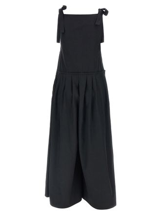 Max Mara Cotton Poplin Jumpsuit - Black