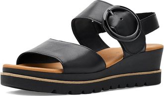 Gabor Gabor 64.645 Womens Shoes Black : UK 8.5 (US Womens 11) B - Medium, Leather