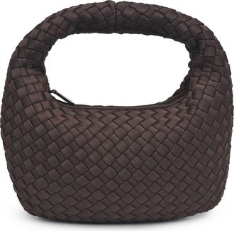 Sol and Selene Dare to Dream - Small Woven Neoprene Hobo Bag in Chocolate at Nordstrom