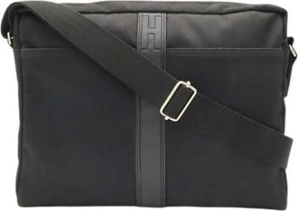 Herm&egrave;s Pre-owned Acapulco Basace MM Borsa a Spalla in Nylon - - Pre-owned - Donna - Nero - ONE SIZE