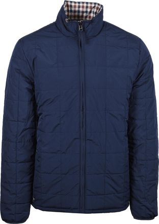 Aquascutum Rlg Omkeerbare Jas Marineblauw