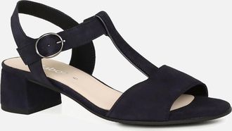 Gabor Womens Mead Womens T-Bar Sandals - Black - Size: 4.5