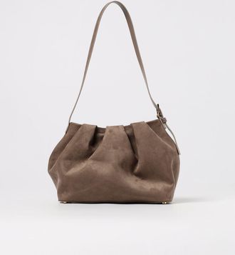 Themoir&egrave; Borsa a spalla Lara Themoir&egrave; in pelle vegana scamosciata