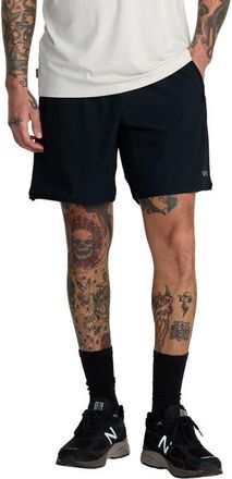 Rvca Yogger Stretch Shorts in Black at Nordstrom, Size Xx-Large