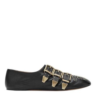 Chlo&eacute; Ballerinas, female, Black, Size: 8 US Chlo&egrave; Sandals Black