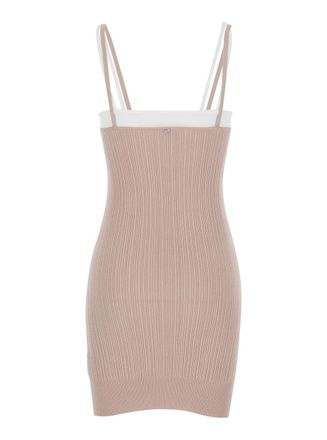 Diesel Womens Mini Dress M-Zandra Pink Viscose