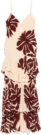 Johanna Ortiz Reinterpretation Maxi Dress - Womens - Silk