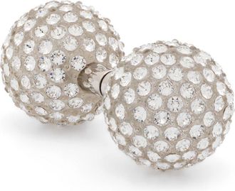 Coperni XL Atom single earring - women - Crystal/Brass - One Size - Silver