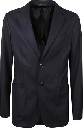 Giorgio Armani Heren, Jassen, Blauw, Maat: L Kasjmier