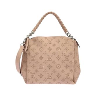 Louis Vuitton Pre-owned Mahina Calf Handbag - Dames - Pre-owned - Roze - Maat: ONE Size Leer