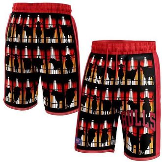 NBA Unisex NBA & KidSuper Studios by Fanatics Red Chicago Bulls Hometown Shorts at Nordstrom, Size Xxx-Large