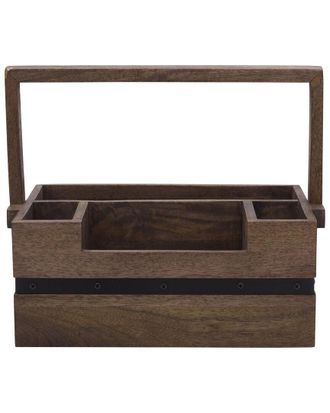 Mikasa Mango Wood Utensil Caddy