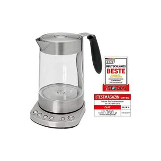 Profi Cook Proficook - Pc-wks 1020 G Tetera El&eacute;ctrica 1,7 L 3000 W Negro, Acero Inoxidable